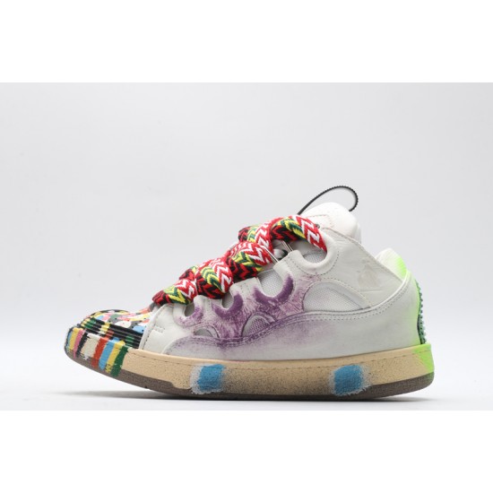 Lanvin Curb Sneaker Gallery Dept White Multicolor