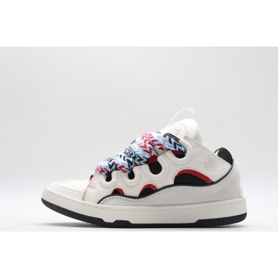 Lanvin Curb Sneaker Light Grey Blue Black Red