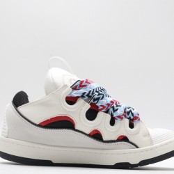 Lanvin Curb Sneaker Light Grey Blue Black Red