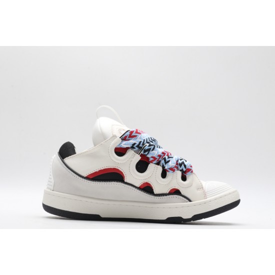 Lanvin Curb Sneaker Light Grey Blue Black Red