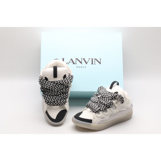 Lanvin Curb Sneaker White Black