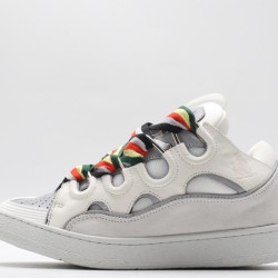 Lanvin Curb Sneaker White Grey Bulticolor