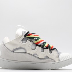 Lanvin Curb Sneaker White Grey Bulticolor