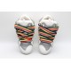 Lanvin Curb Sneaker White Grey Bulticolor