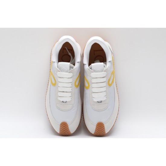 Loewe Flow Runner Low White Grey Yellow