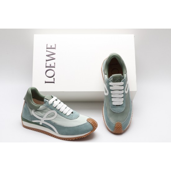 Loewe Flow Runner Low Black Mint White