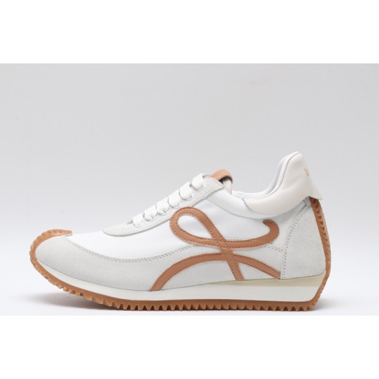 Loewe Flow Runner Low White Dark Curry