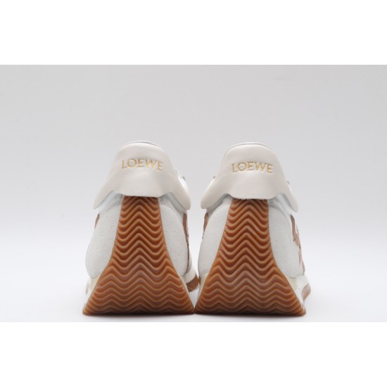 Loewe Flow Runner Low White Dark Curry