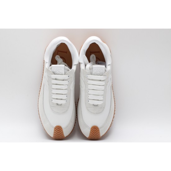 Loewe Flow Runner Low White Grey Gum