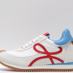 Loewe Flow Runner Low White Red Grey Blue