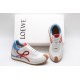 Loewe Flow Runner Low White Red Grey Blue