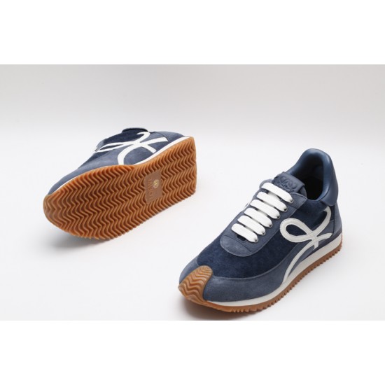 Loewe Flow Runner Low Midnight Navy White Gum