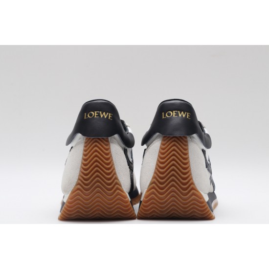 Loewe Flow Runner Low White Grey Black