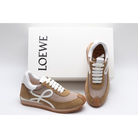 Loewe Flow Runner Low Brown White