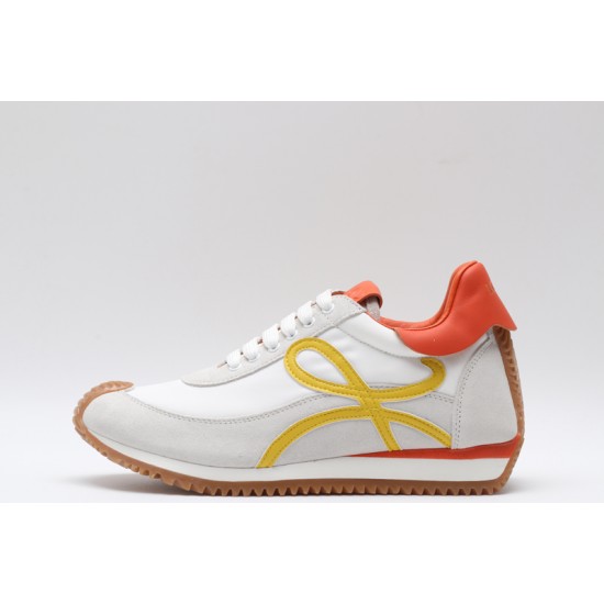 Loewe Flow Runner Low White Grey Yellow Orange