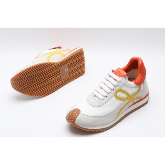 Loewe Flow Runner Low White Grey Yellow Orange