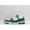 Louis Vuitton LV Trainer Green Monogram Denim White