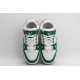 Louis Vuitton LV Trainer Green Monogram Denim White