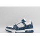 Louis Vuitton LV Trainer Monogram Denim White Blue