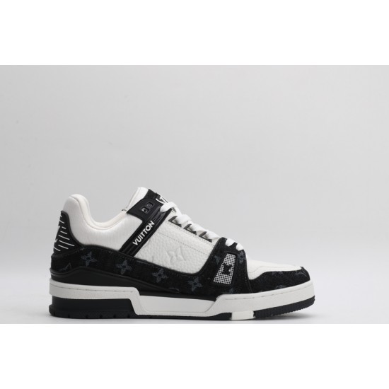 Louis Vuitton LV Trainer White Black