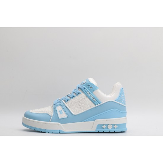 Louis Vuitton LV Trainer White Sky Blue