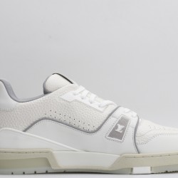 Louis Vuitton LV Trainer White Signature