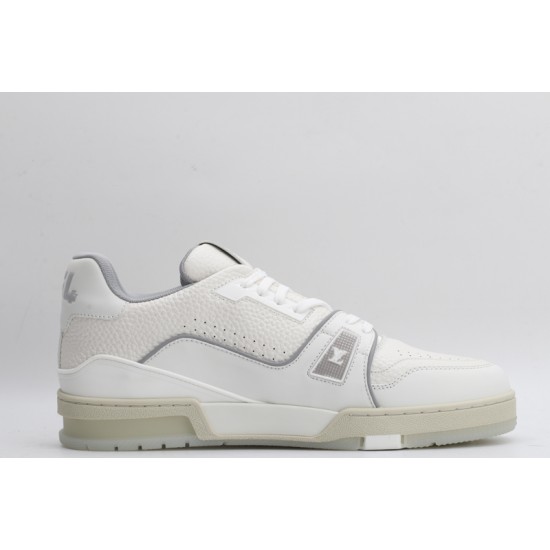 Louis Vuitton LV Trainer White Signature