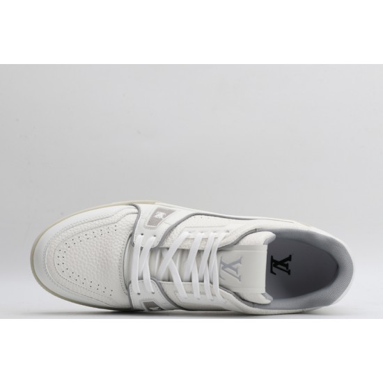 Louis Vuitton LV Trainer White Signature