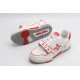 Louis Vuitton LV Trainer White Grey Red