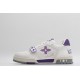 Louis Vuitton LV Trainer White Purple