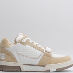 Louis Vuitton LV Trainer Beige White