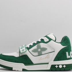 Louis Vuitton LV Trainer Green White