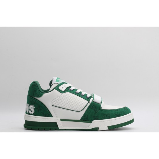 Louis Vuitton LV Trainer Green White