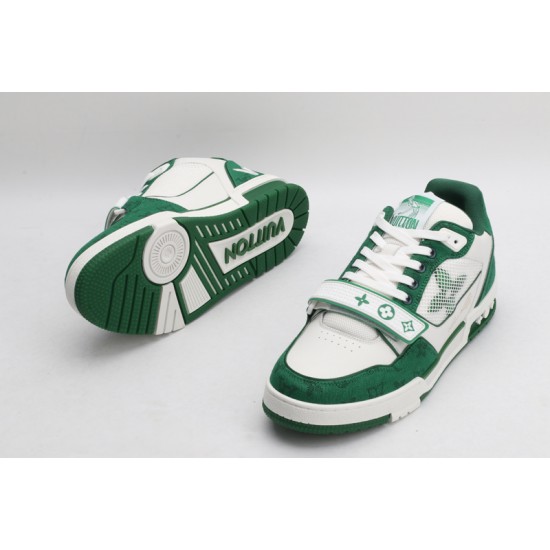 Louis Vuitton LV Trainer Green White