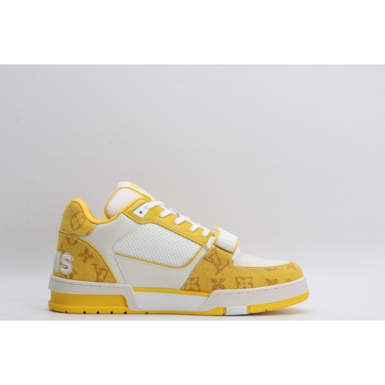 Louis Vuitton LV Trainer Yellow White