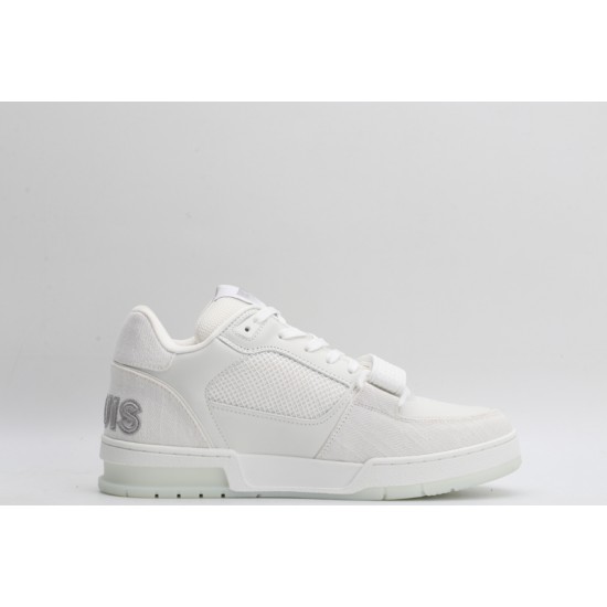 Louis Vuitton LV Trainer White Grey