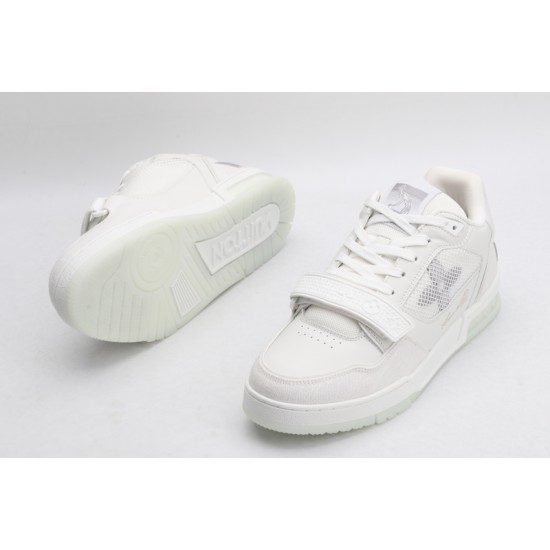 Louis Vuitton LV Trainer White Grey