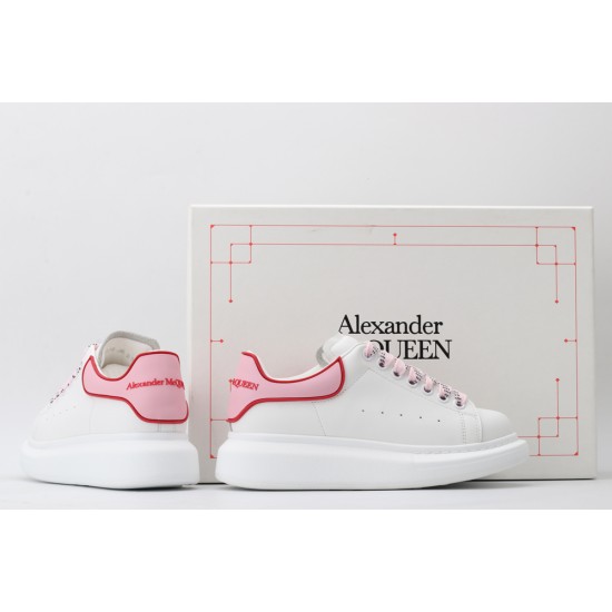 Alexander McQueen Oversized White Red Pink