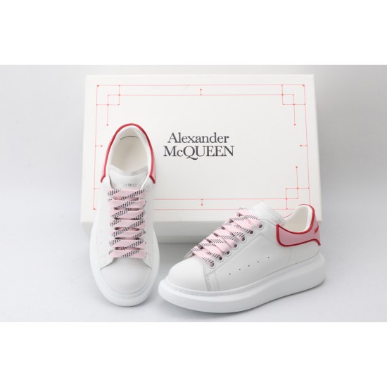 Alexander McQueen Oversized White Red Pink