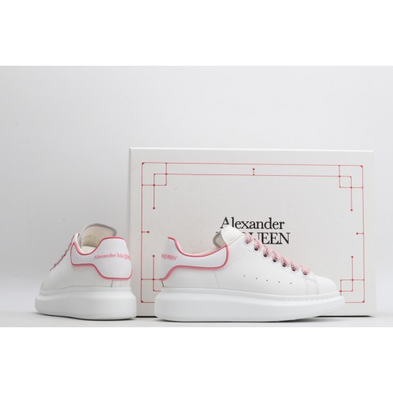 Alexander McQueen Oversized White Pink