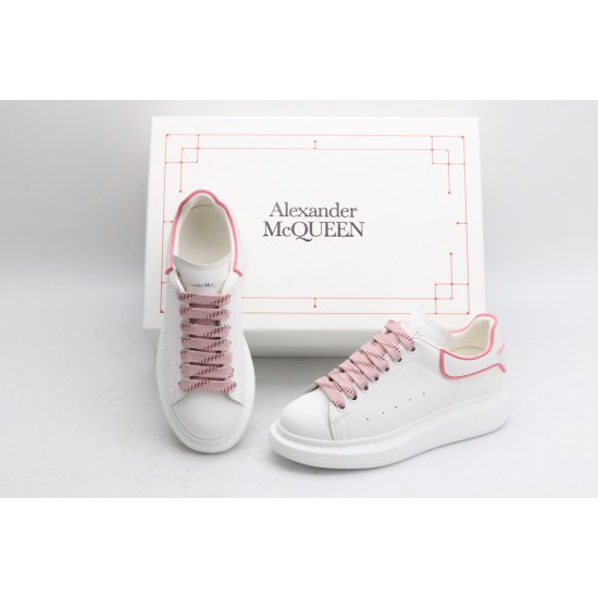 Alexander McQueen Oversized White Pink