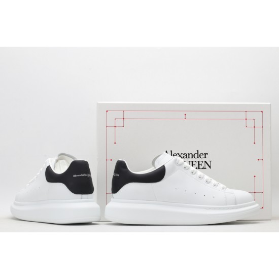 Alexander McQueen Oversized Leather White Black