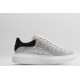 Alexander McQueen Oversized Diamond Silver Black