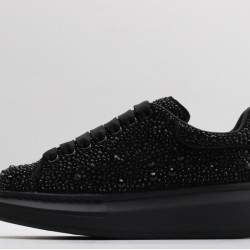 Alexander McQueen Oversized Black Crystal