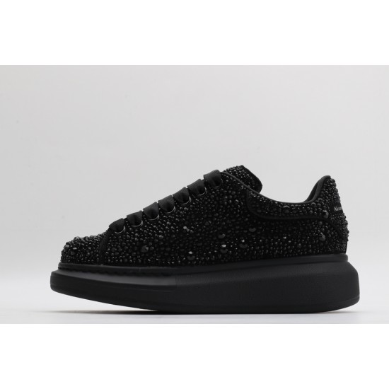 Alexander McQueen Oversized Black Crystal