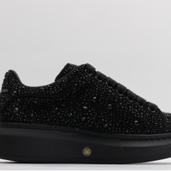 Alexander McQueen Oversized Black Crystal