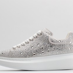 Alexander McQueen Oversized Diamond Silver