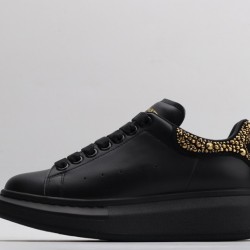 Alexander McQueen Oversized Black Gold Crystal