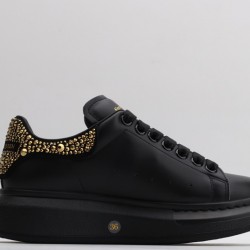 Alexander McQueen Oversized Black Gold Crystal