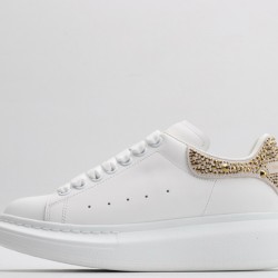 Alexander McQueen Oversized White Gold Crystal